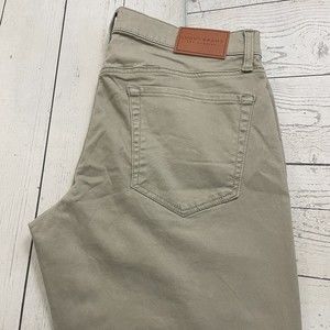 Lucky Brand Men's W33 x L32 Tan 121 Slim Straight 2-Way Stretch Denim Jeans NWT